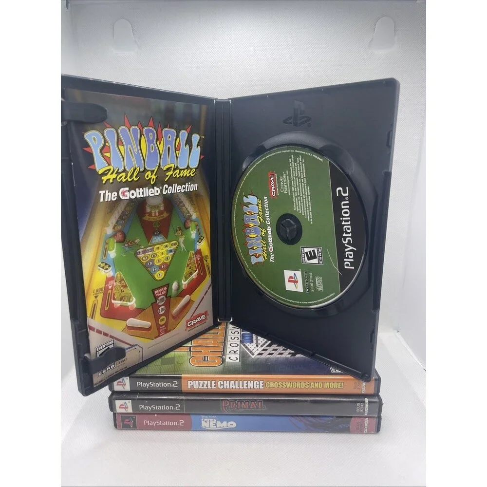 Lot Of 7 PlayStation 2 PS2 Video Games Assorted Titles Tested Mojo, Pac-man